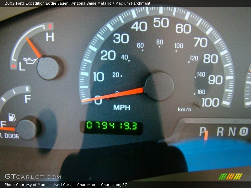 Arizona Beige Metallic / Medium Parchment 2002 Ford Expedition Eddie Bauer