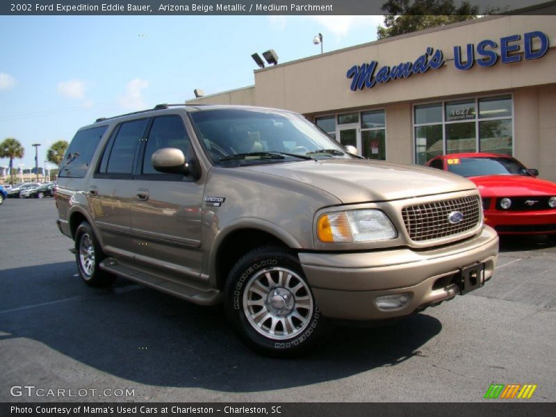 Arizona Beige Metallic / Medium Parchment 2002 Ford Expedition Eddie Bauer