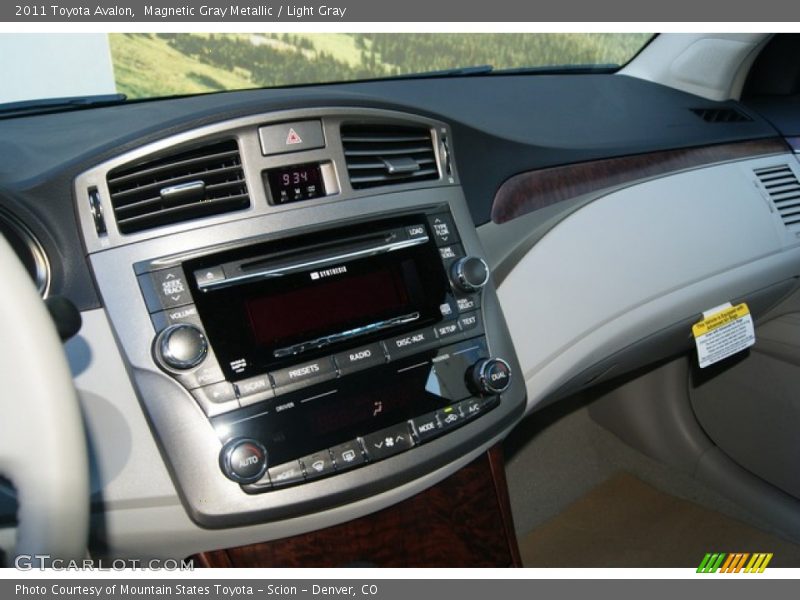 Magnetic Gray Metallic / Light Gray 2011 Toyota Avalon