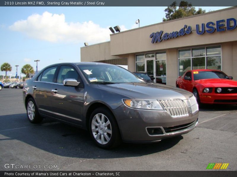 Sterling Gray Metallic / Steel Gray 2010 Lincoln MKZ FWD