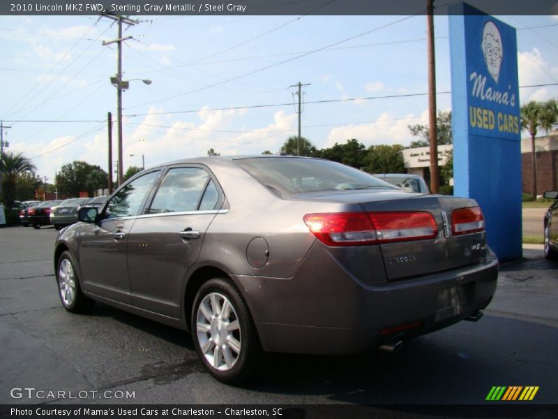 Sterling Gray Metallic / Steel Gray 2010 Lincoln MKZ FWD