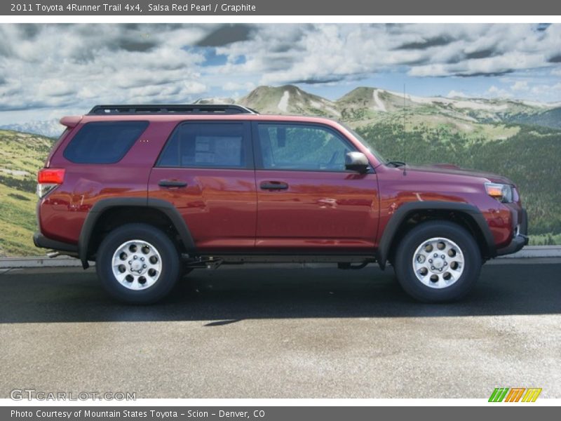 Salsa Red Pearl / Graphite 2011 Toyota 4Runner Trail 4x4