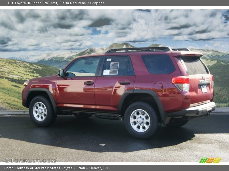 Salsa Red Pearl / Graphite 2011 Toyota 4Runner Trail 4x4