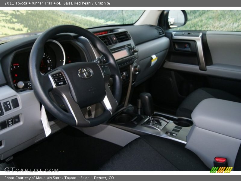 Salsa Red Pearl / Graphite 2011 Toyota 4Runner Trail 4x4