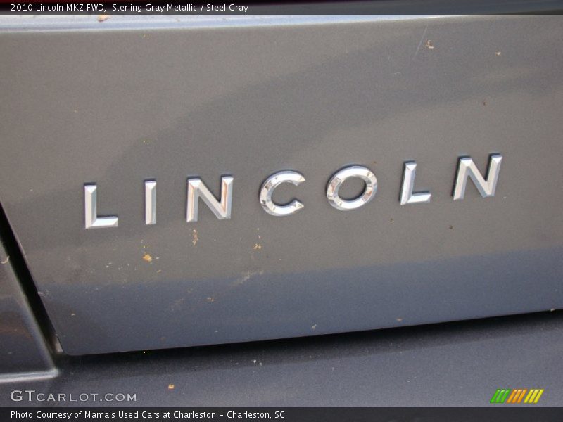 Sterling Gray Metallic / Steel Gray 2010 Lincoln MKZ FWD