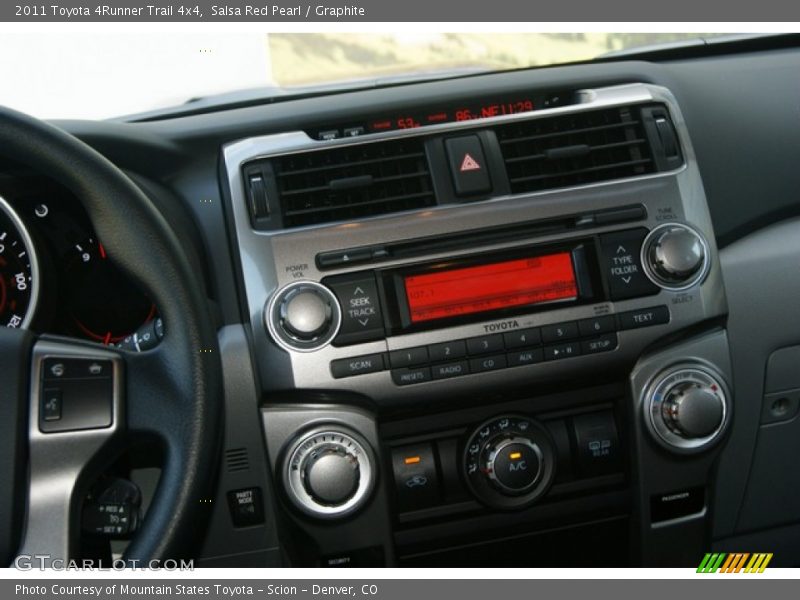 Salsa Red Pearl / Graphite 2011 Toyota 4Runner Trail 4x4