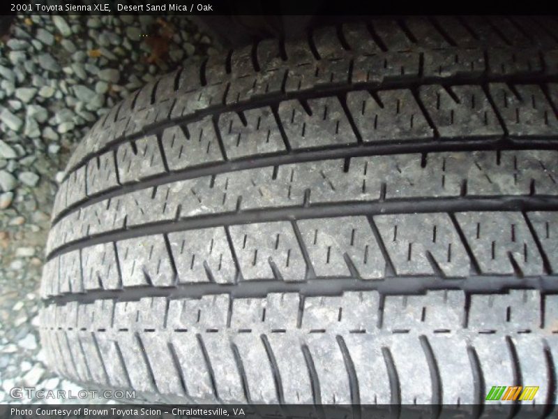 Desert Sand Mica / Oak 2001 Toyota Sienna XLE
