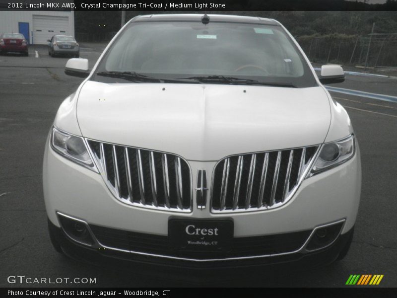 Crystal Champagne Tri-Coat / Medium Light Stone 2012 Lincoln MKX AWD