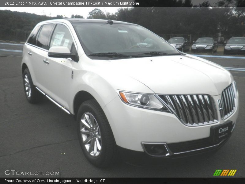 Crystal Champagne Tri-Coat / Medium Light Stone 2012 Lincoln MKX AWD
