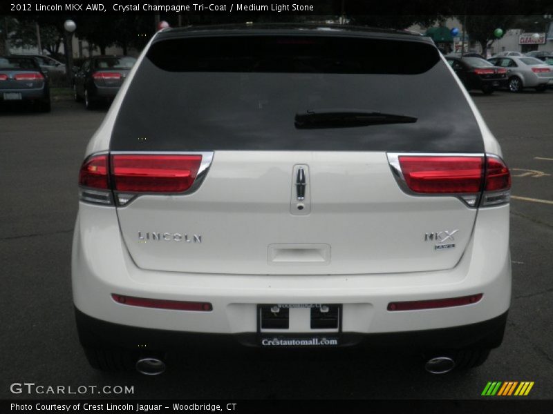Crystal Champagne Tri-Coat / Medium Light Stone 2012 Lincoln MKX AWD