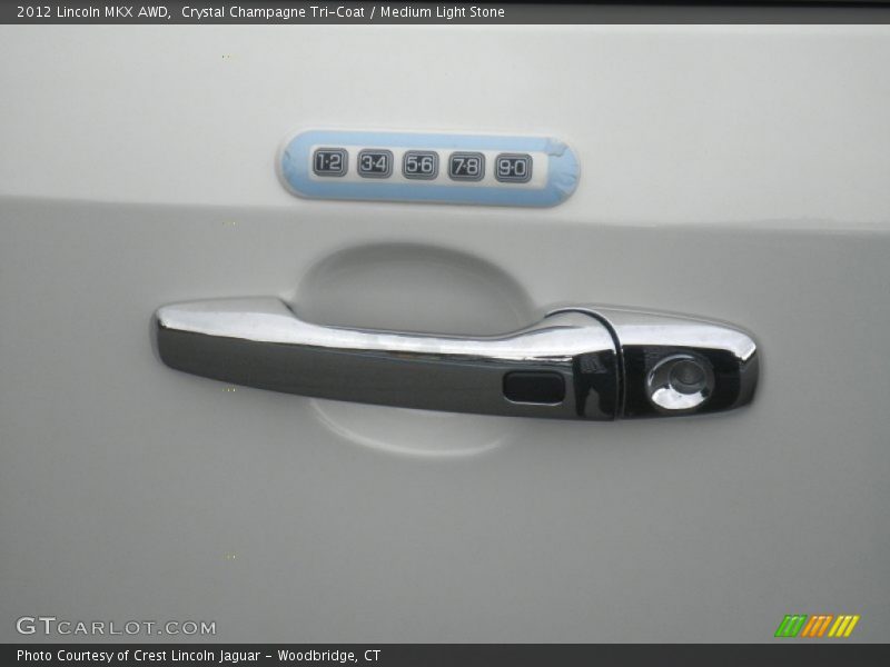 Crystal Champagne Tri-Coat / Medium Light Stone 2012 Lincoln MKX AWD