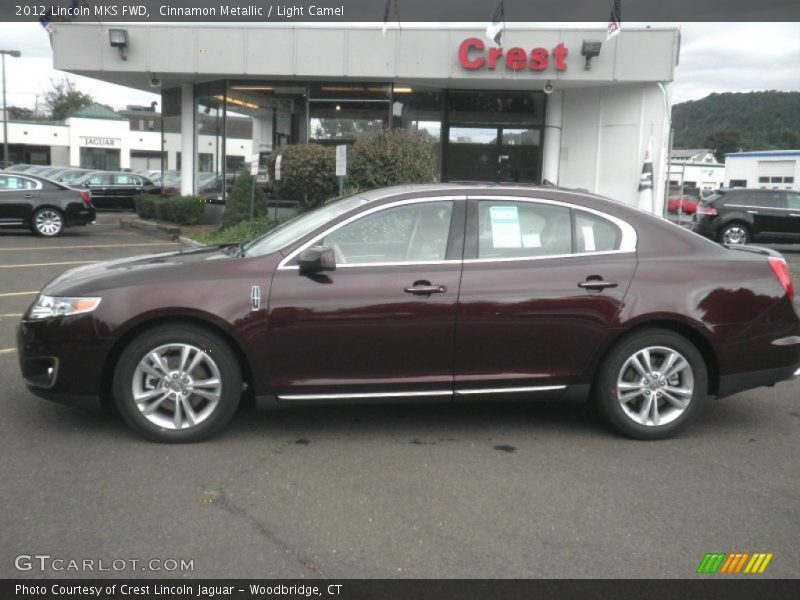 Cinnamon Metallic / Light Camel 2012 Lincoln MKS FWD
