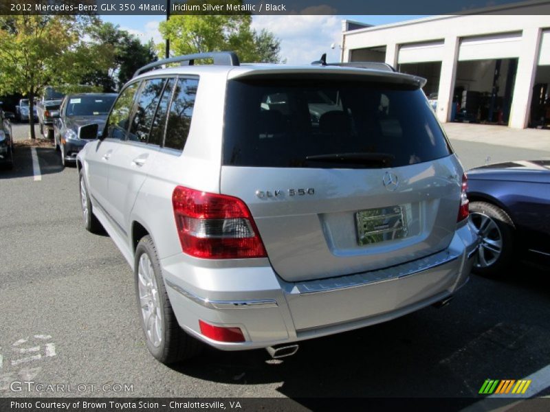 Iridium Silver Metallic / Black 2012 Mercedes-Benz GLK 350 4Matic