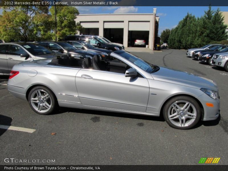 Iridium Silver Metallic / Black 2012 Mercedes-Benz E 350 Cabriolet