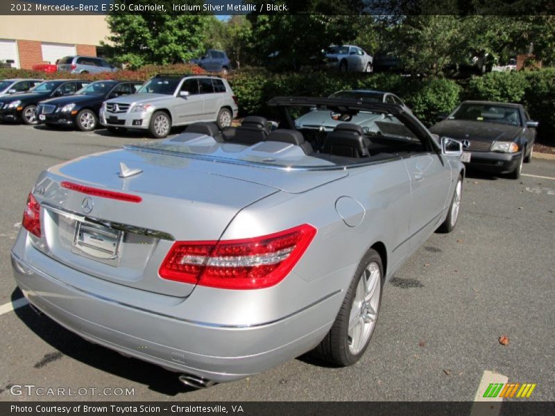 Iridium Silver Metallic / Black 2012 Mercedes-Benz E 350 Cabriolet