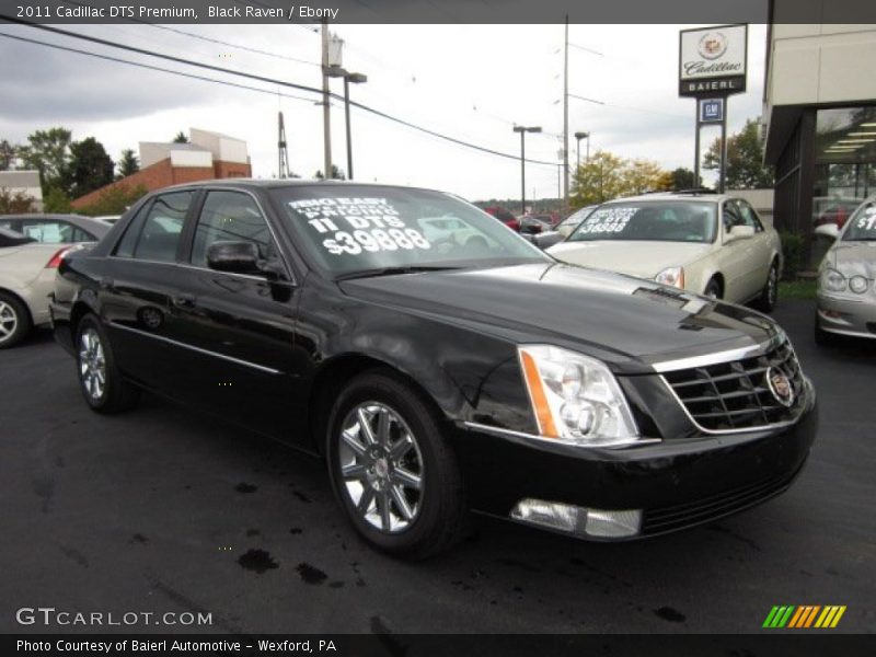 Black Raven / Ebony 2011 Cadillac DTS Premium