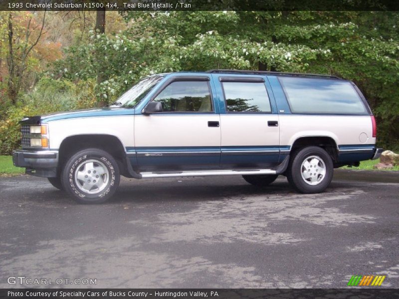  1993 Suburban K1500 4x4 Teal Blue Metallic