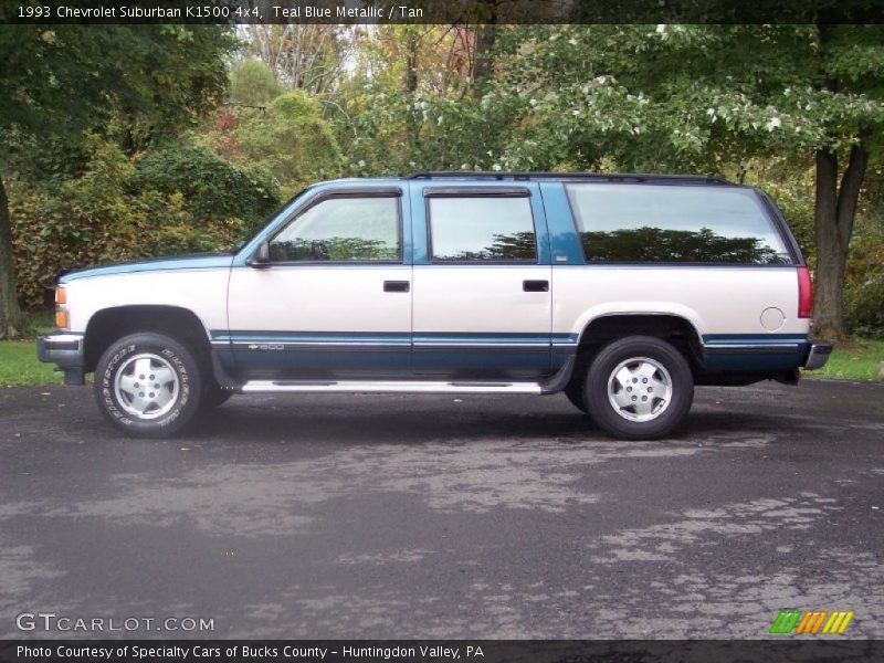 1993 Suburban K1500 4x4 Teal Blue Metallic