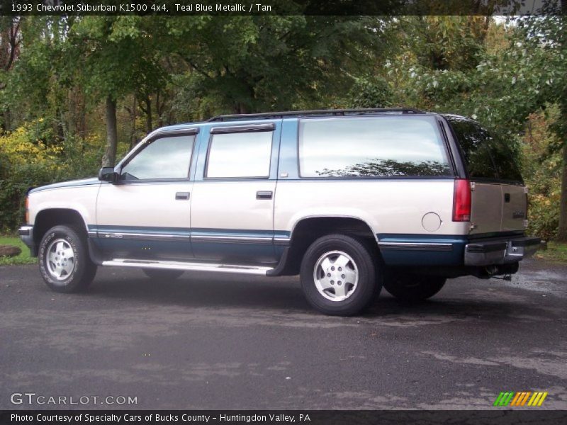 Teal Blue Metallic / Tan 1993 Chevrolet Suburban K1500 4x4