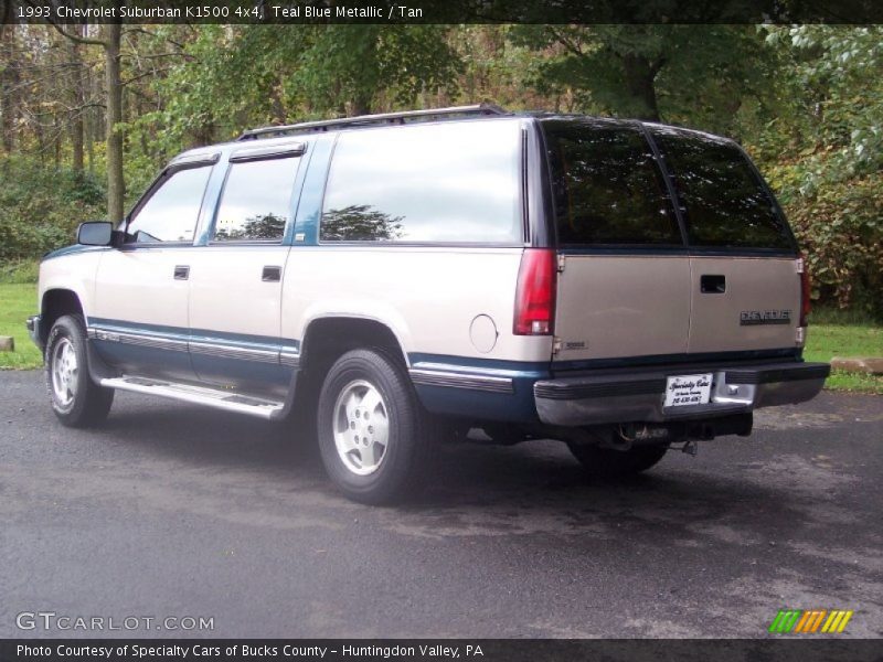 Teal Blue Metallic / Tan 1993 Chevrolet Suburban K1500 4x4