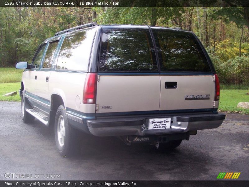 Teal Blue Metallic / Tan 1993 Chevrolet Suburban K1500 4x4