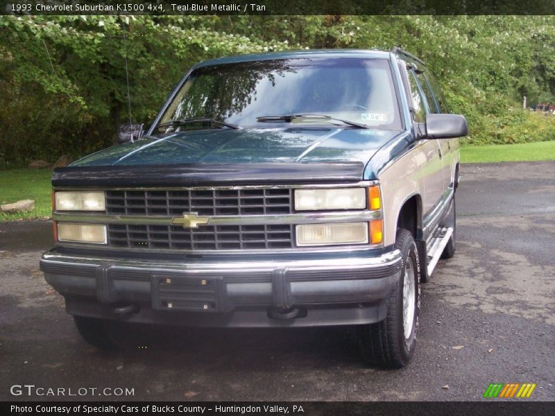 Teal Blue Metallic / Tan 1993 Chevrolet Suburban K1500 4x4