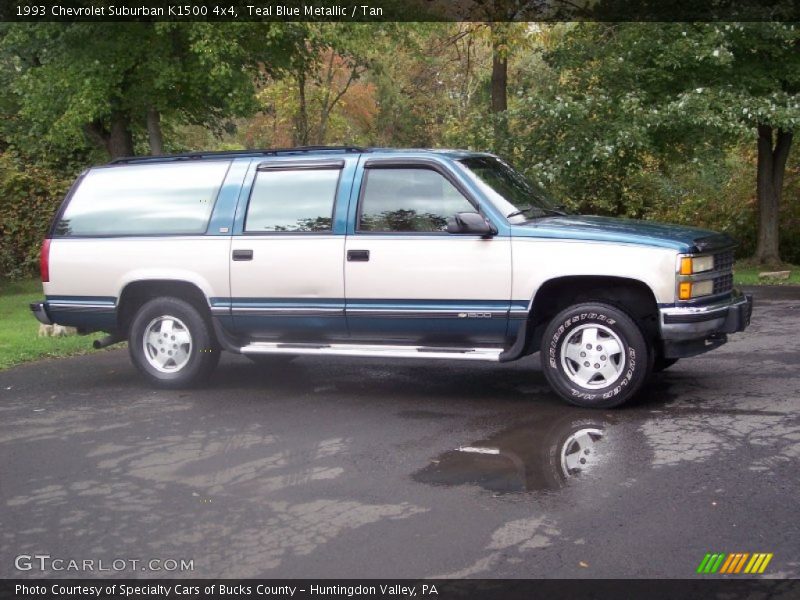 Teal Blue Metallic / Tan 1993 Chevrolet Suburban K1500 4x4