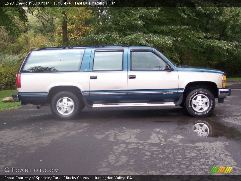 Teal Blue Metallic / Tan 1993 Chevrolet Suburban K1500 4x4
