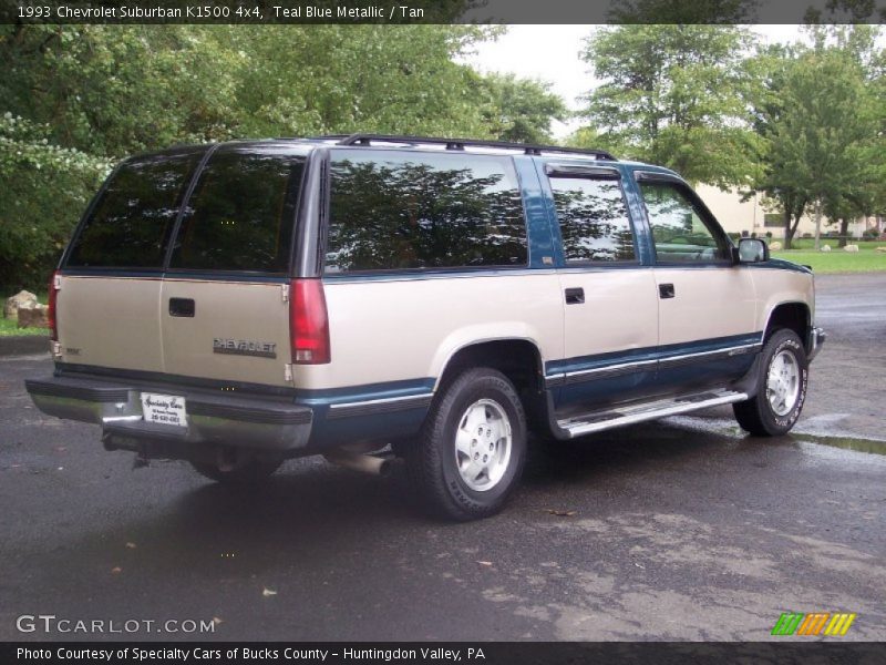 Teal Blue Metallic / Tan 1993 Chevrolet Suburban K1500 4x4