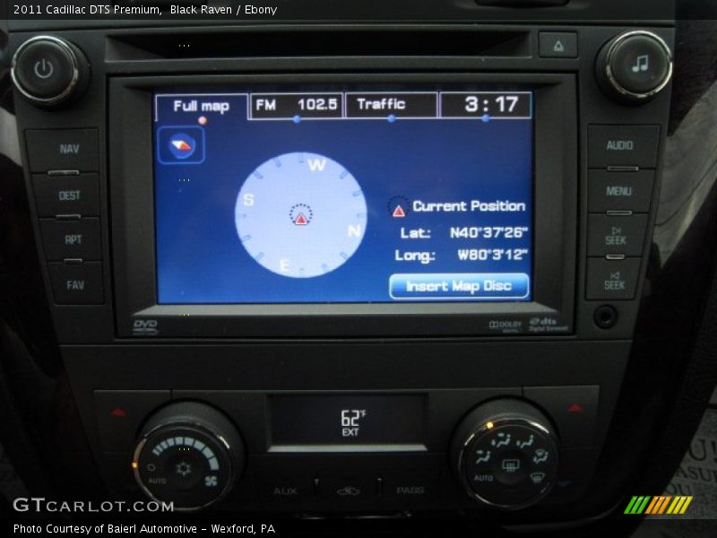 Black Raven / Ebony 2011 Cadillac DTS Premium