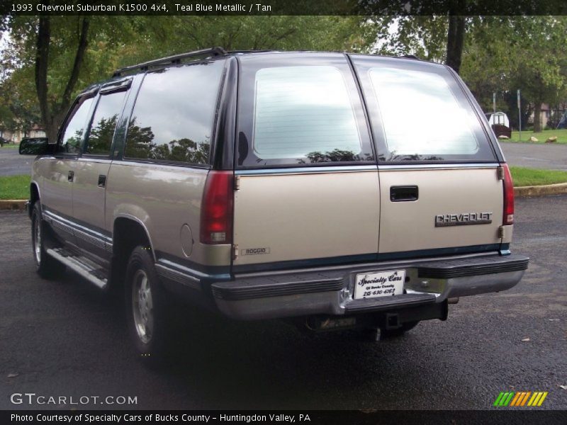 Teal Blue Metallic / Tan 1993 Chevrolet Suburban K1500 4x4