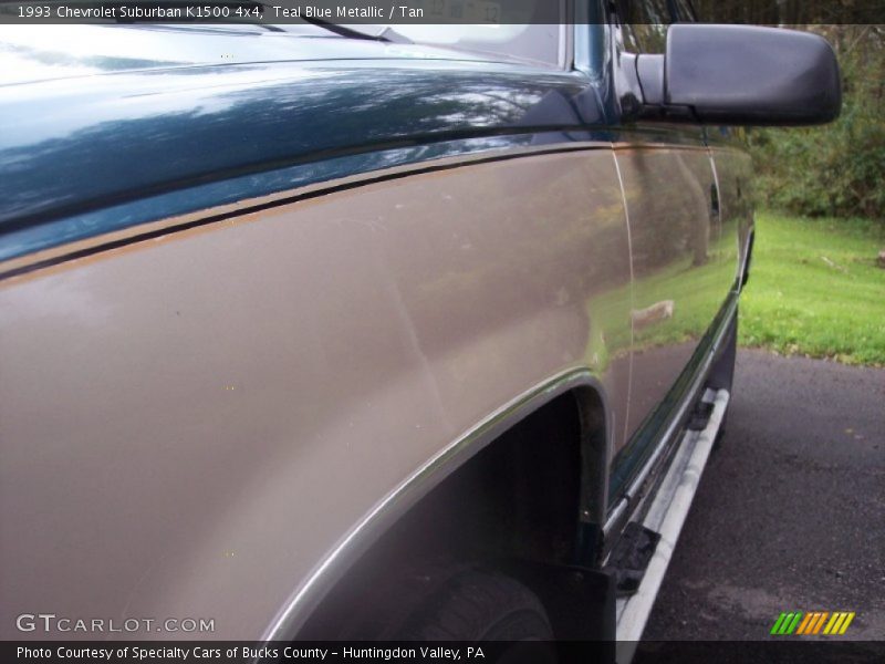 Teal Blue Metallic / Tan 1993 Chevrolet Suburban K1500 4x4