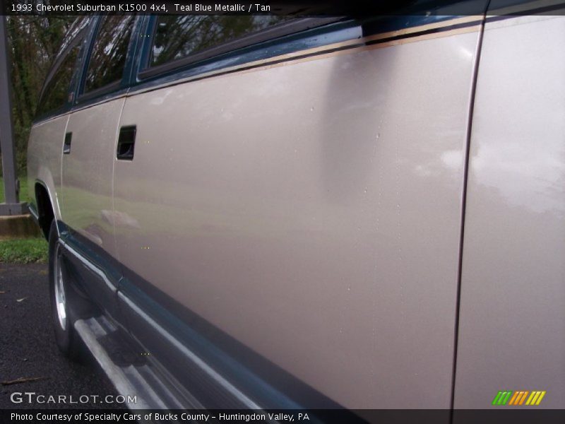 Teal Blue Metallic / Tan 1993 Chevrolet Suburban K1500 4x4