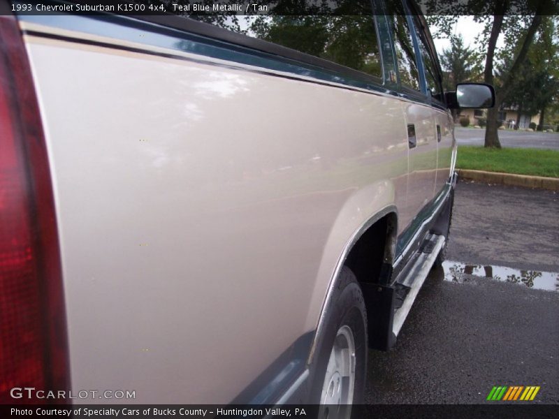Teal Blue Metallic / Tan 1993 Chevrolet Suburban K1500 4x4