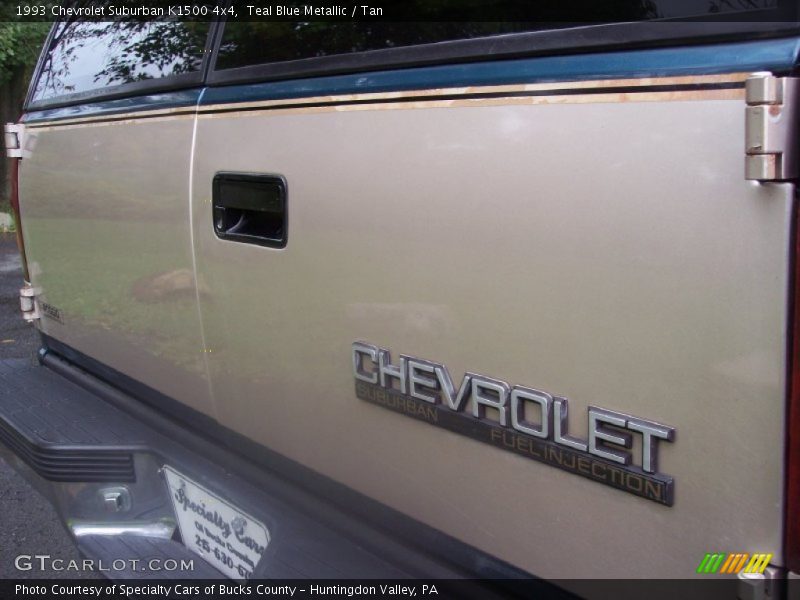 Teal Blue Metallic / Tan 1993 Chevrolet Suburban K1500 4x4