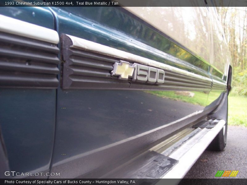 Teal Blue Metallic / Tan 1993 Chevrolet Suburban K1500 4x4