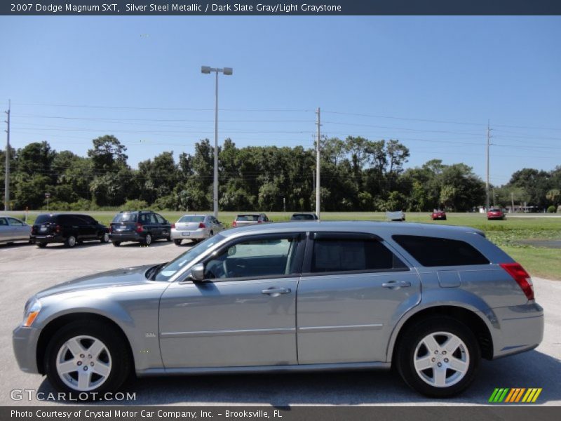 Silver Steel Metallic / Dark Slate Gray/Light Graystone 2007 Dodge Magnum SXT