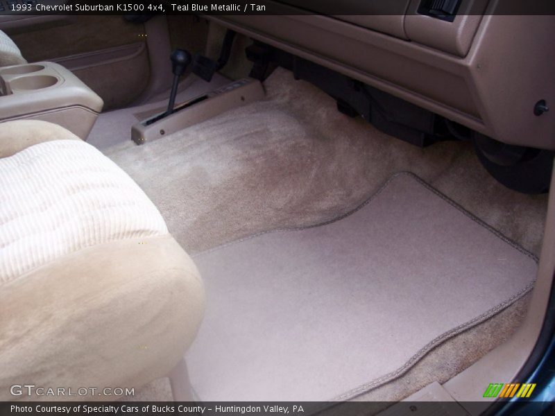 Teal Blue Metallic / Tan 1993 Chevrolet Suburban K1500 4x4