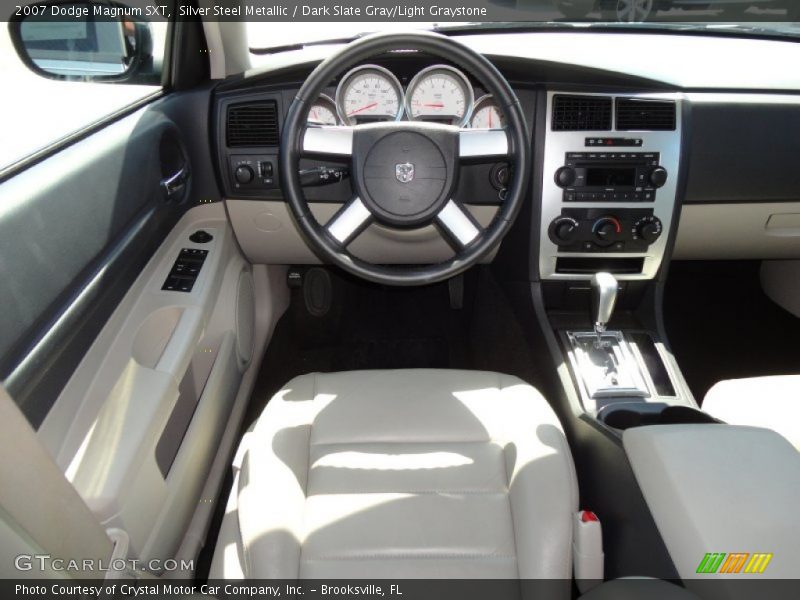 Silver Steel Metallic / Dark Slate Gray/Light Graystone 2007 Dodge Magnum SXT
