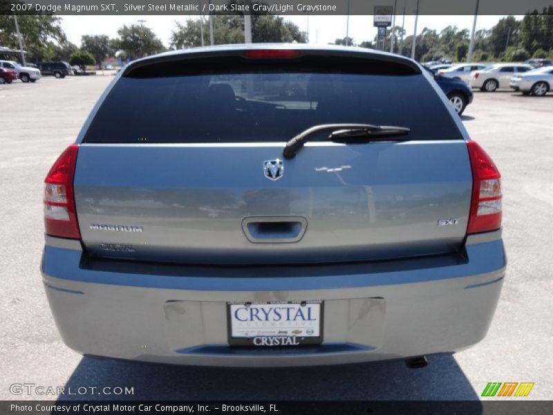 Silver Steel Metallic / Dark Slate Gray/Light Graystone 2007 Dodge Magnum SXT