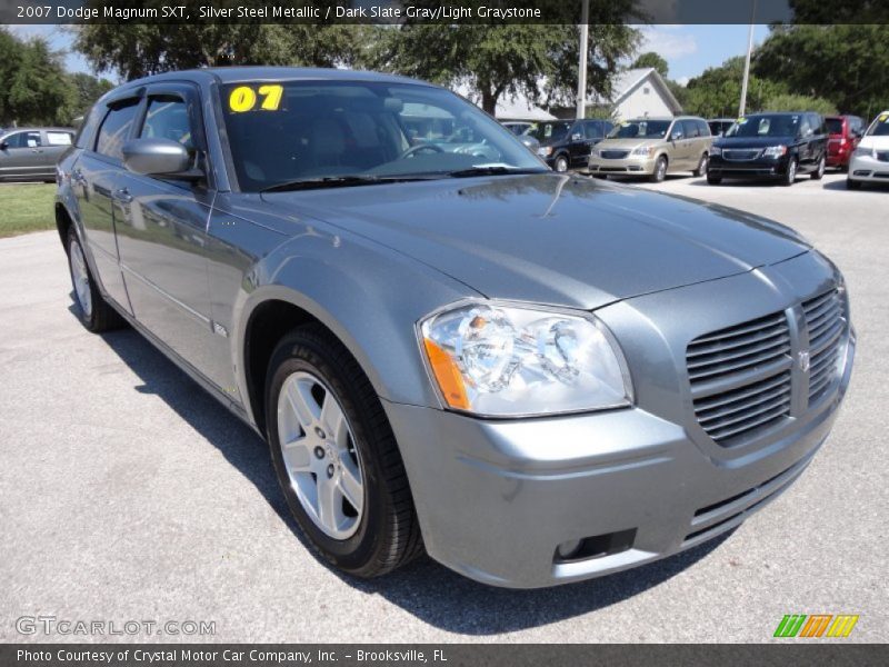 Silver Steel Metallic / Dark Slate Gray/Light Graystone 2007 Dodge Magnum SXT