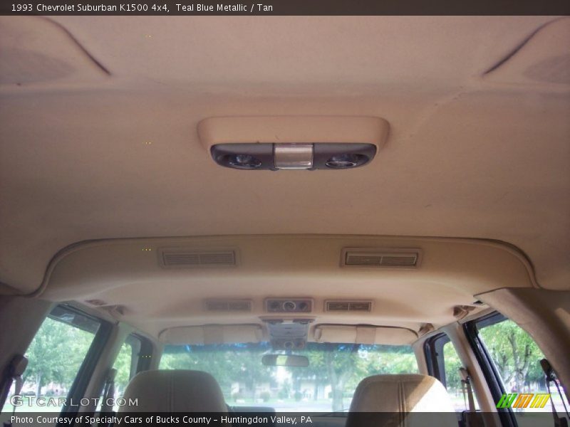 Teal Blue Metallic / Tan 1993 Chevrolet Suburban K1500 4x4