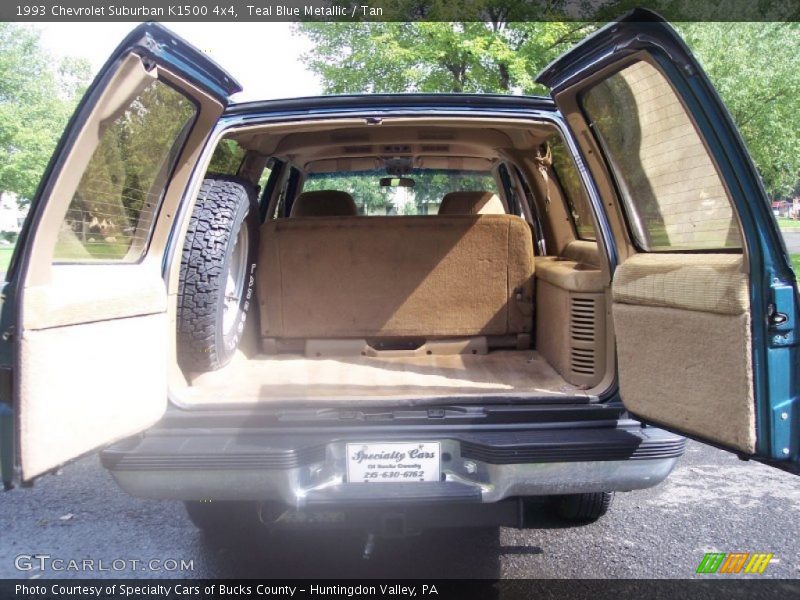 Teal Blue Metallic / Tan 1993 Chevrolet Suburban K1500 4x4