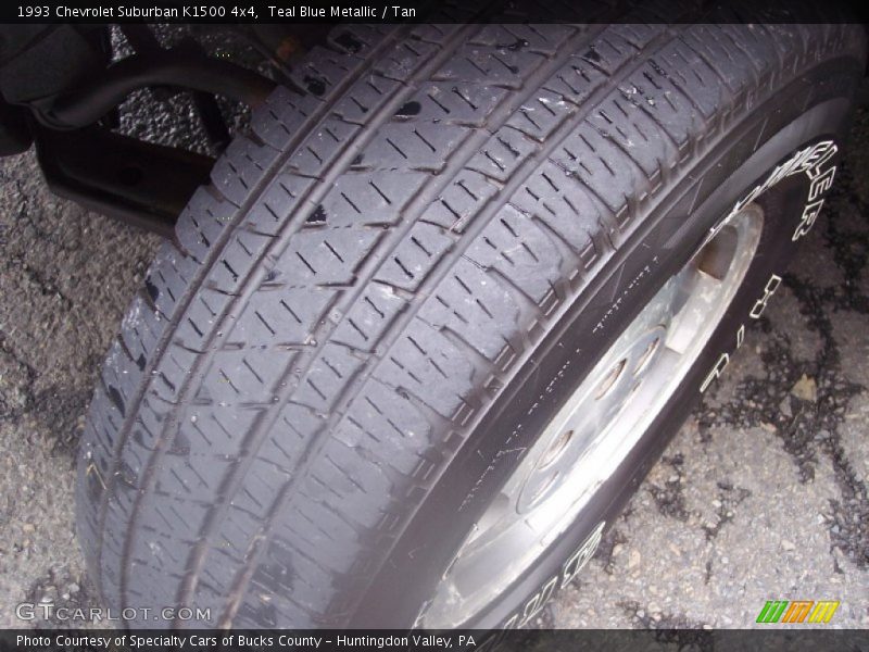 Teal Blue Metallic / Tan 1993 Chevrolet Suburban K1500 4x4