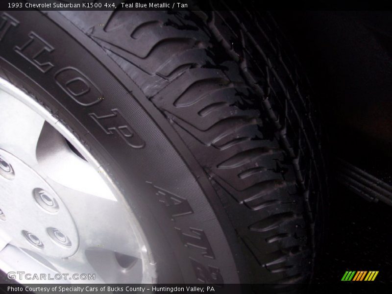 Teal Blue Metallic / Tan 1993 Chevrolet Suburban K1500 4x4