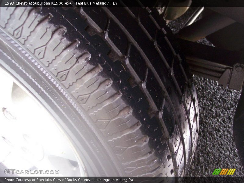 Teal Blue Metallic / Tan 1993 Chevrolet Suburban K1500 4x4