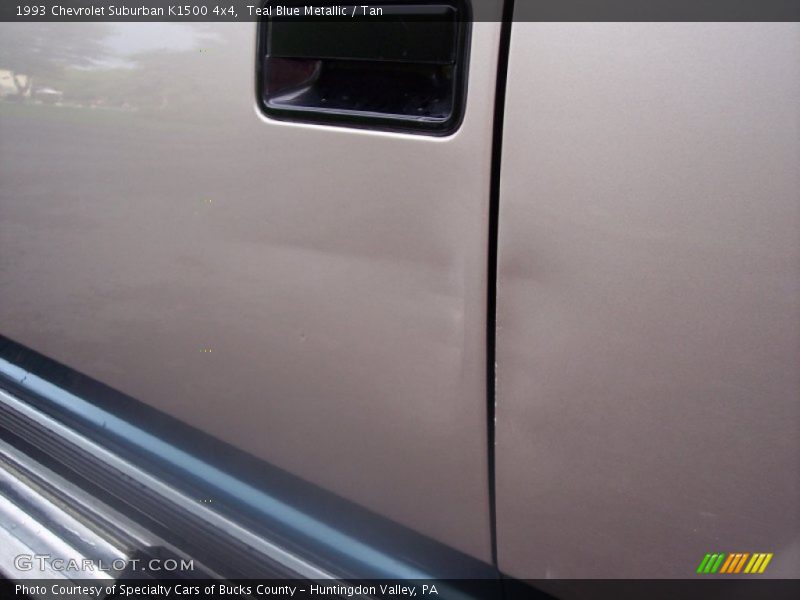 Teal Blue Metallic / Tan 1993 Chevrolet Suburban K1500 4x4