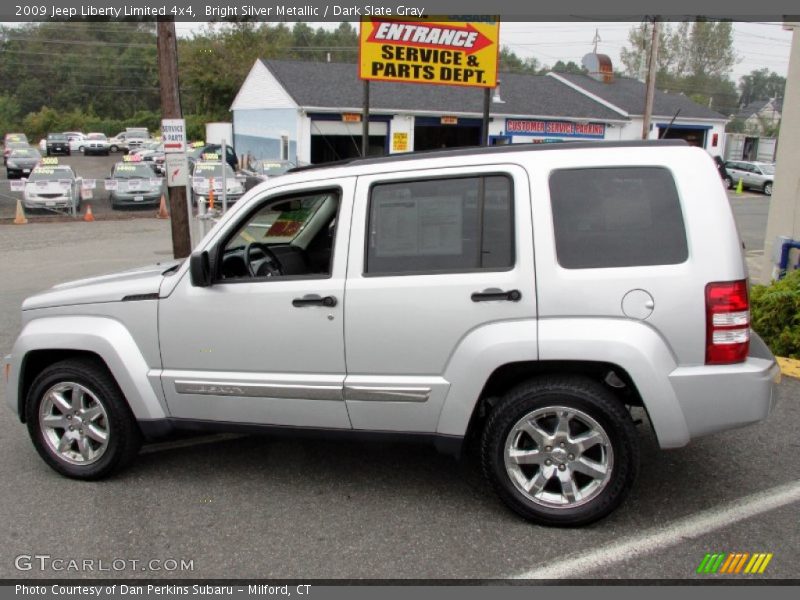 Bright Silver Metallic / Dark Slate Gray 2009 Jeep Liberty Limited 4x4