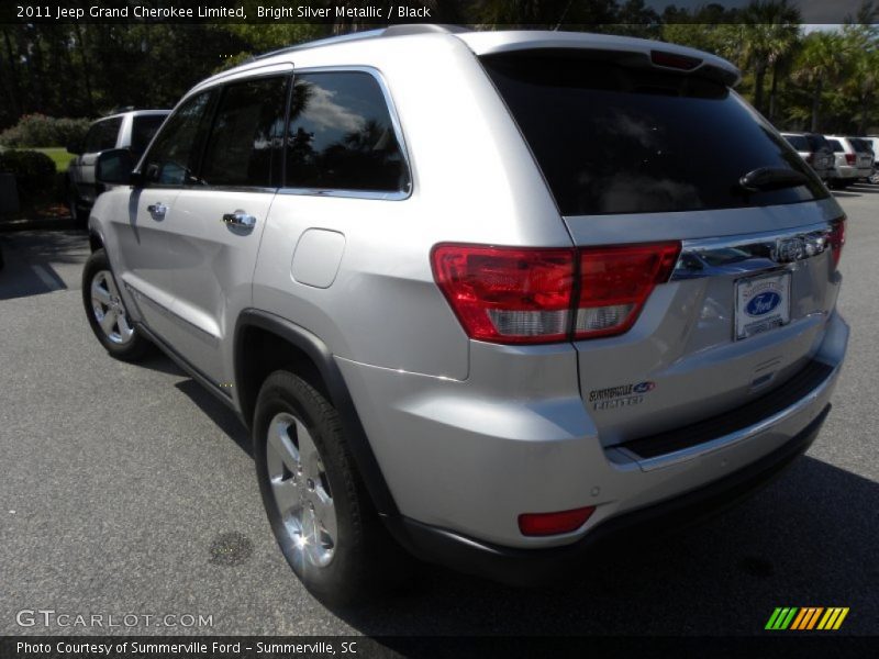 Bright Silver Metallic / Black 2011 Jeep Grand Cherokee Limited