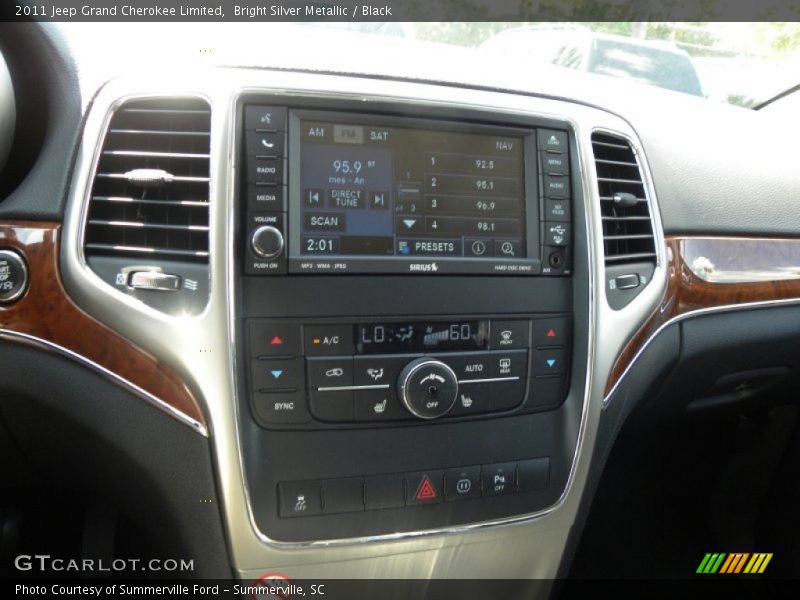 Bright Silver Metallic / Black 2011 Jeep Grand Cherokee Limited